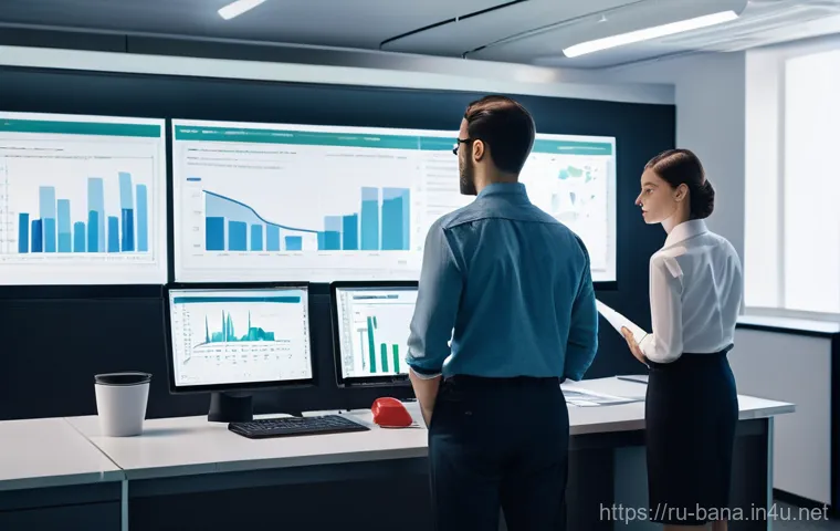 비즈니스 애널리스트 문제 해결 능력 - **Prompt:** A dynamic, wide-angle shot depicting the evolution of a business analyst. On the left, a...