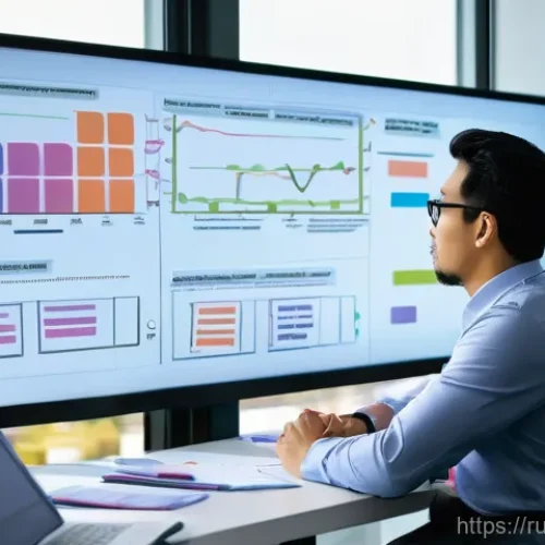 비즈니스 애널리스트 교육 과정 - **Analytical Insight & Problem Solving:**
    A highly focused business analyst, appearing thoughtfu...