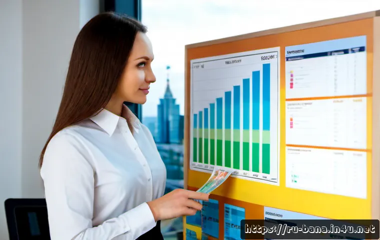 Home 17 비즈니스 애널리스트 비즈니스 모델 분석 - Photorealistic business analyst in a modern Moscow office, examining a physical business model board...